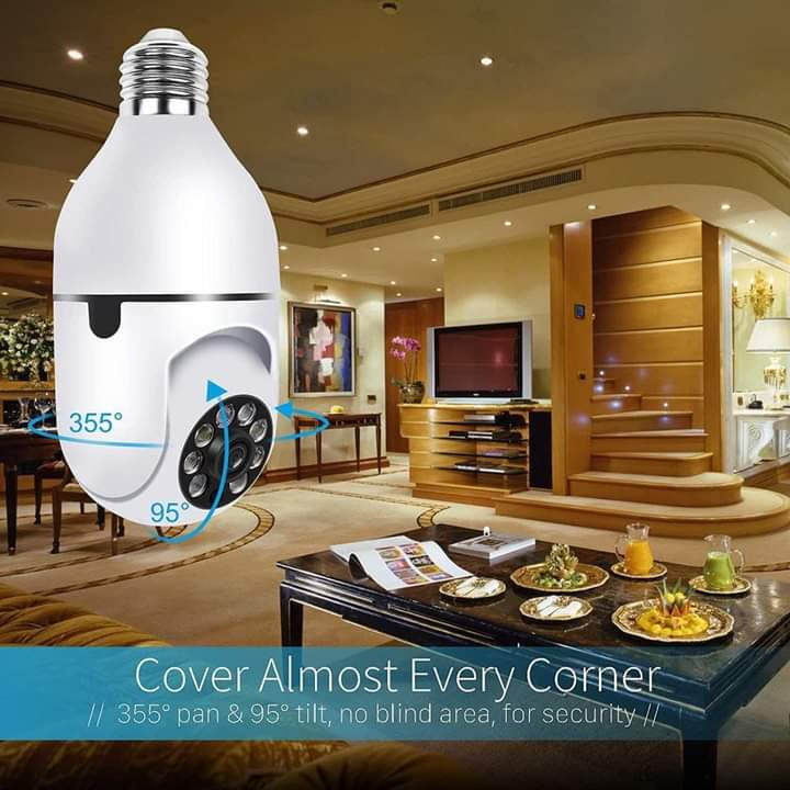 Cctv – 1080p Full Hd Cctv Camera -cctv Camera Wifi – Wifi Smart Camera – Wifi Camera -home Security Camera – Smart Camera  Wifi Camera Bulb Socket –  Camera Cctv – Security Camera