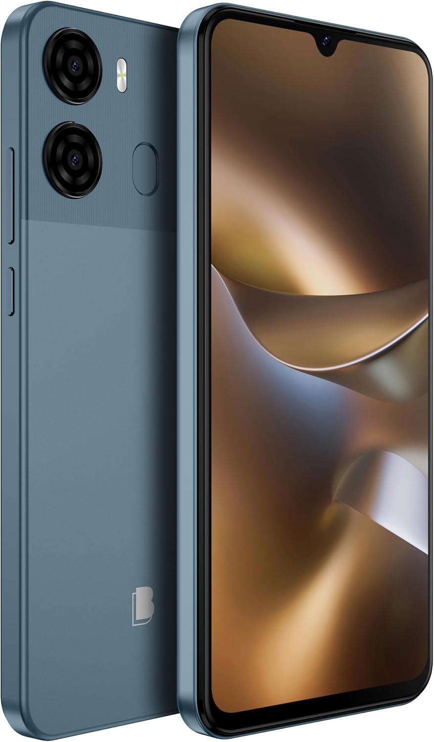 BLU K2 | Unlocked | 6.88” HD+ Display | 13MP Main Camera + 8MP Selfie Camera | 64GB | 5,000mAh Battery | Android 15 | US Version | US Warranty | Blue - Image 4
