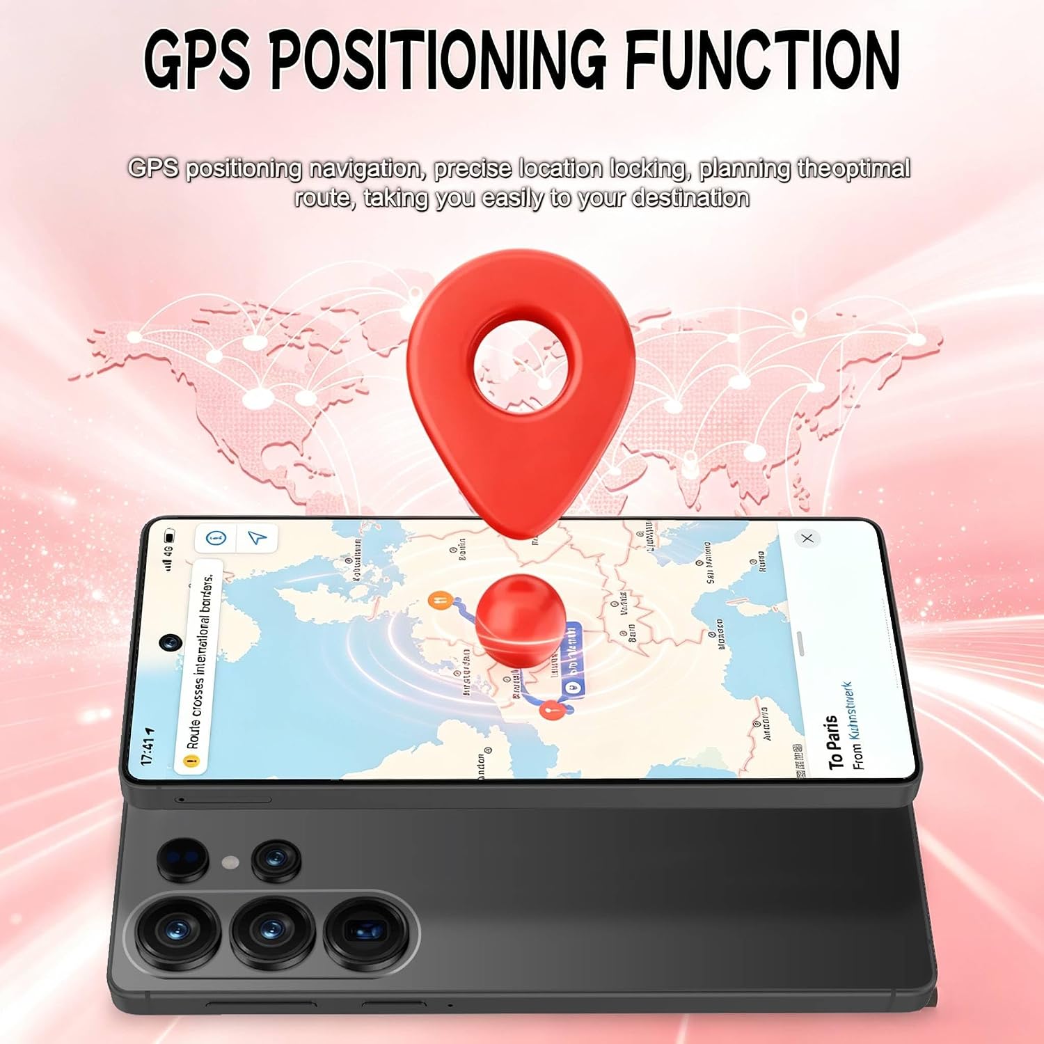 C26 Ultra Android Phone Unlocked 5G, 12GB+512GB Large Storage Unlocked Phone, 6.9-inch Mobile Phone, Android 14, 8000 mAh Battery Cell Phone, Dual SIM, GPS, Built in Pen, Black - Image 7